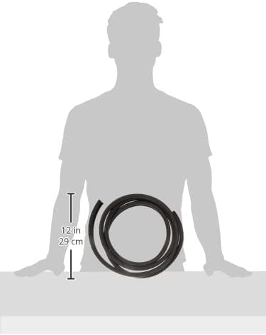 EUTRAS [3m] Kantenschutz 13-16 mm schwarz – hält ohne Kleber – perfekt für Bleche und Möbelkanten –
