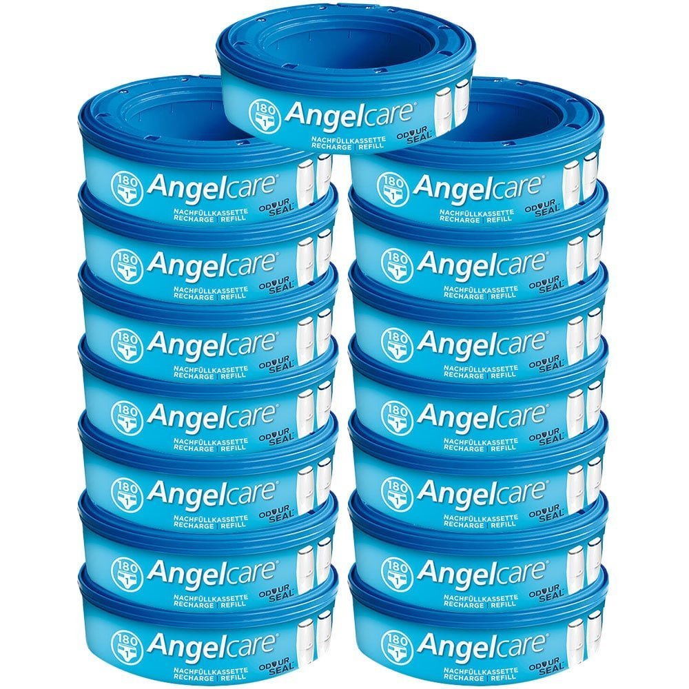 Angelcare Windeleimer Nachfüllpack Plus 15er Pack Lot de 15, Lot de 15