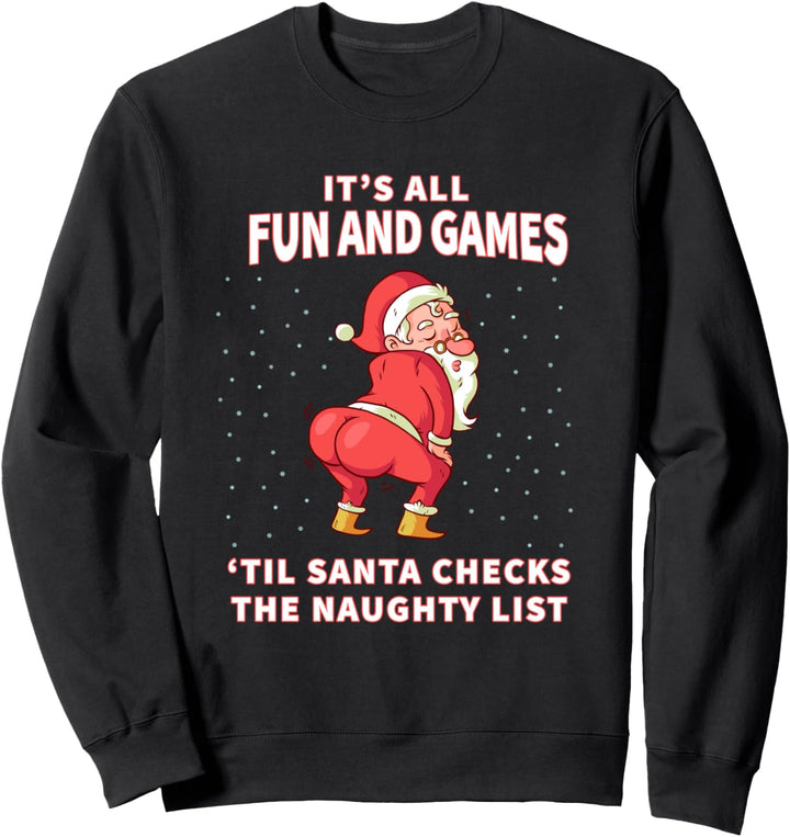 Twerking Santa Funny Christmas Boys Kids Gifts Sweatshirt