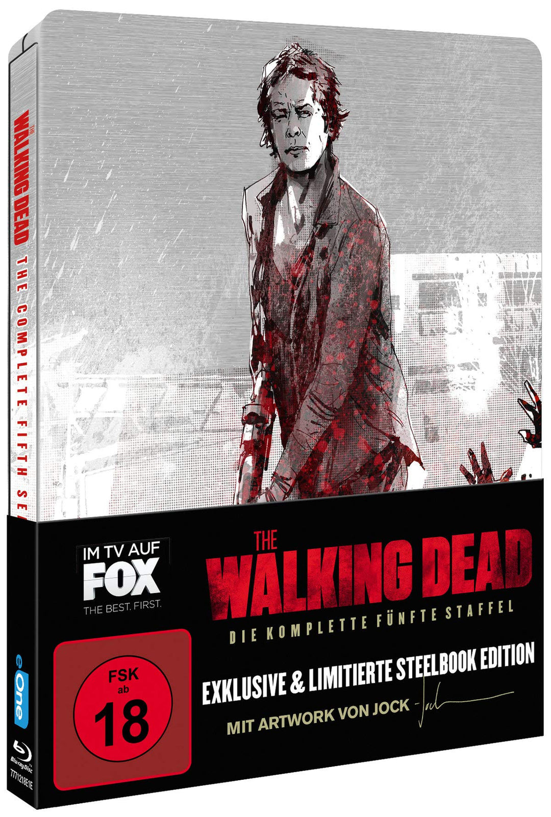 The Walking Dead - Die komplette fünfte Staffel - UNCUT LTD. - Jock Comic Steelbook LTD. [Blu-ray],