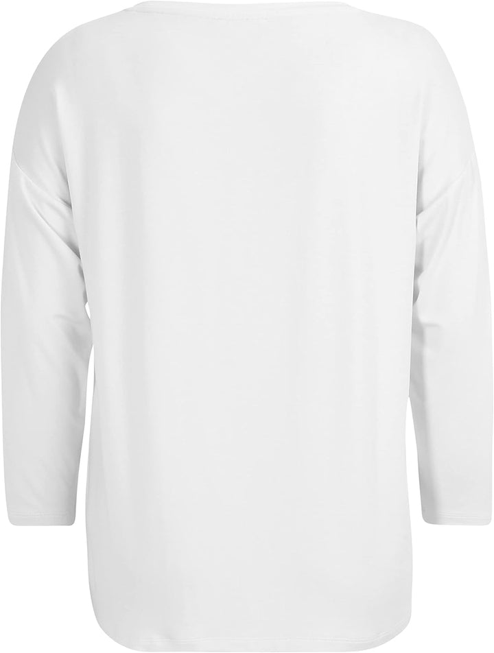 Tamaris Damen Burdur T-Shirt XXL Bright White, XXL Bright White