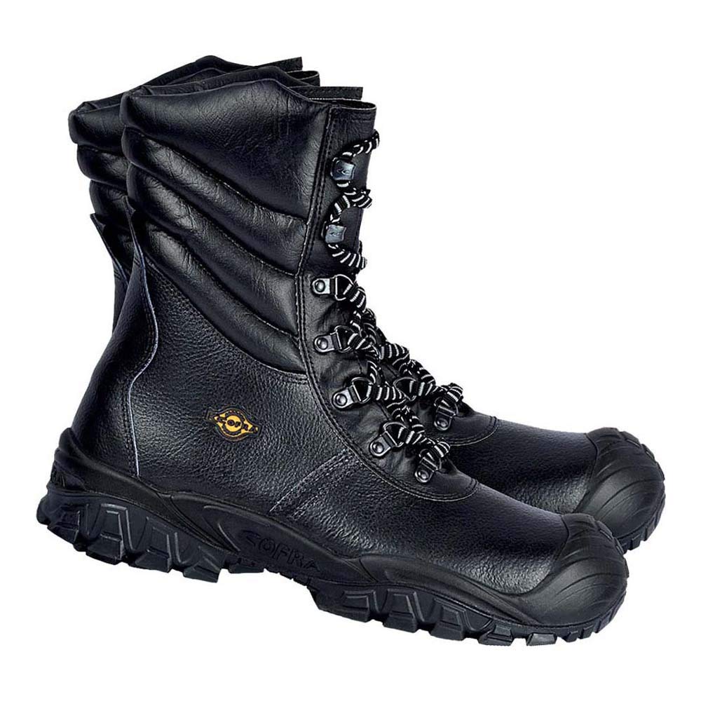 Cofra NT030-000.W44 NEW URAL UK S3 CI SRC Sicherheitsstiefel, Schwarz/Beige, Grösse 44 44 EU, 44 EU