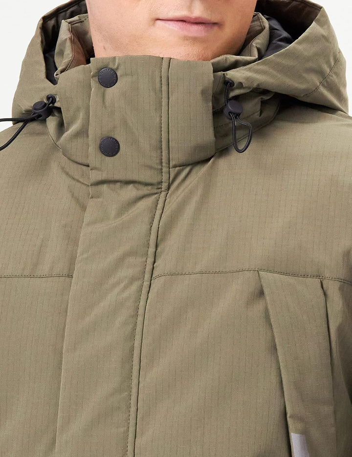 TOM TAILOR Denim Herren Artic Winterparka L 10415 - Dusty Olive Green, L 10415 - Dusty Olive Green
