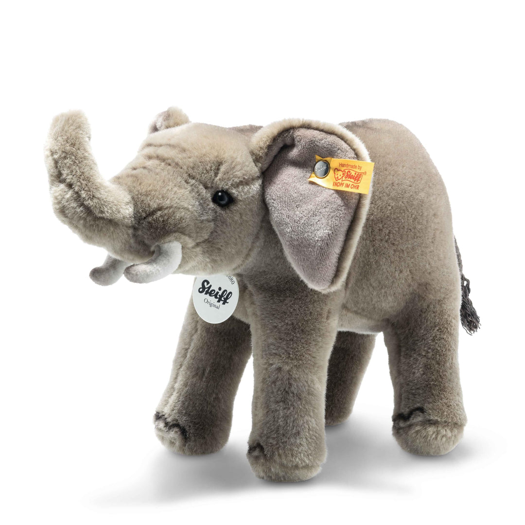 Zambu Elefant - 23 cm - Kuscheltier für Kinder – kuschelig & weich - waschbar - grau (064999)