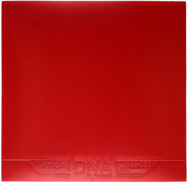 Stiga Unisex-Adult DNA Platinum M Tischtennisbelag 2.1 Rot, 2.1 Rot