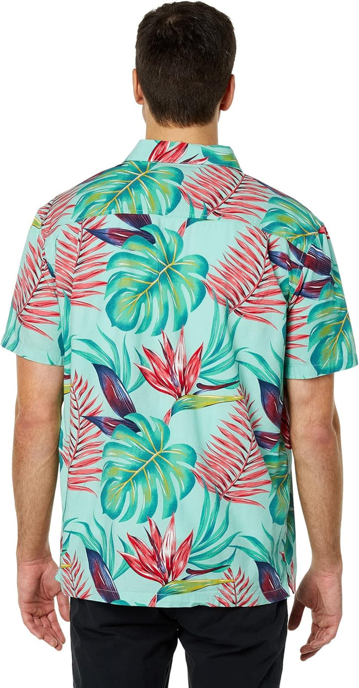 Hurley Herren Rincon S/S Hemd S Tropical Mist, S Tropical Mist