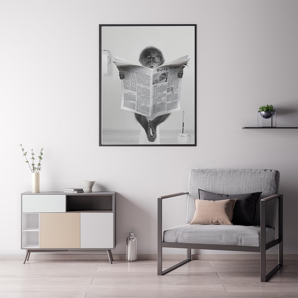 Hochlandrind Leinwand Bilder,Lustige Schwarz Weiss Tier Hochlandrind Kunst Bilder,Schwarz-Weiss hoch