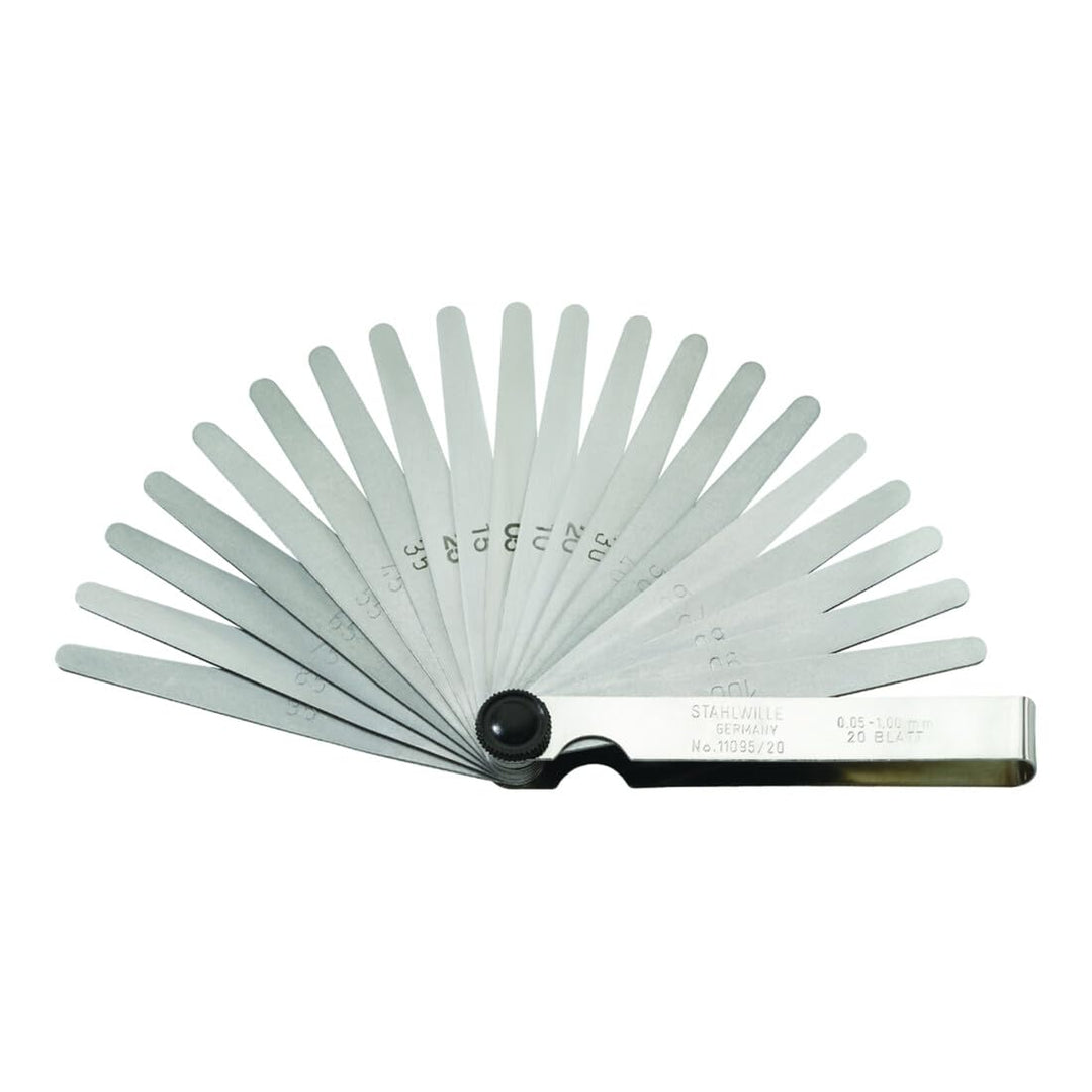 Stahlwille 11095/20 Präzisions Fühlerlehre 20 Blatt 0,05-1,00mm metrisch 74240002