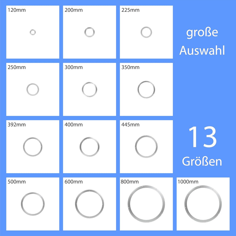 ALU Drehteller 13 Grössen von 120 bis 1000mm (Aussendurchmesser: 1000mm;), Aussendurchmesser: 1000mm