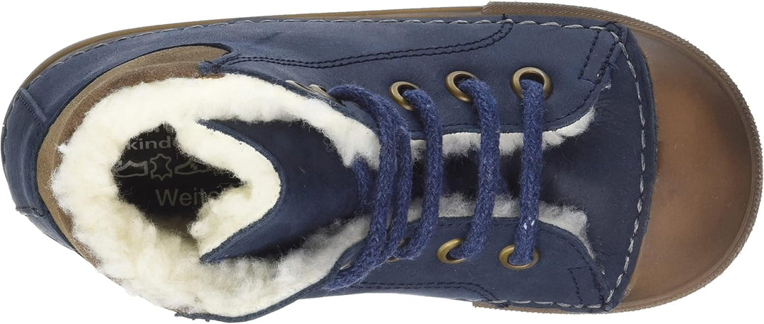 Däumling Baby-Jungen Ecki Stiefelette 19 EU Country Ozean, 19 EU Country Ozean