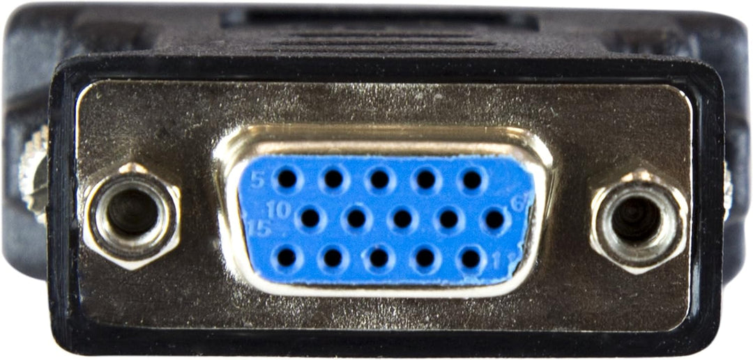 StarTech.com DVI auf VGA Adapter - DVI-I Stecker zu VGA Buchse Kabel Adapter - Schwarz - 10er Pack,
