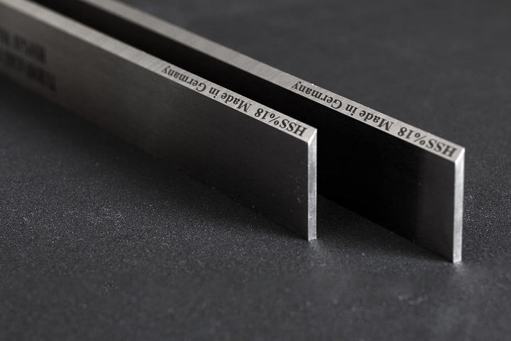Lurem Combi 2 Stück Hobelmesser 260 x 20 x 2,5 mm HSS%18 Streifenhobelmesser
