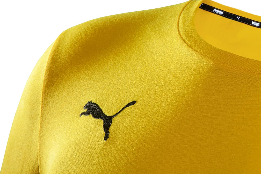 PUMA Unisex ESS+ Tape Tee t-Shirt L Yellow - 2er Pack, L Yellow - 2er Pack