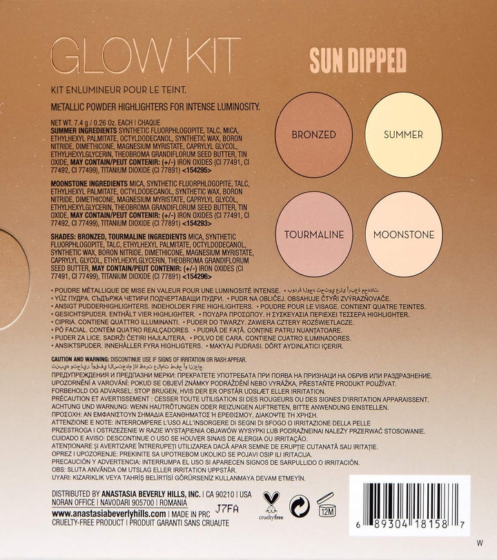 Anastasia Beverly Hills - Glow Kit - Sun Dipped Gold-Bronze 1 stück (1er Pack), Gold-Bronze 1 stück