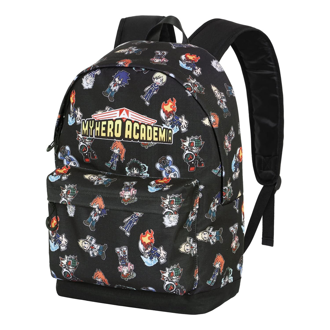 My Hero Academia Chibi-FAN HS Rucksack, Schwarz