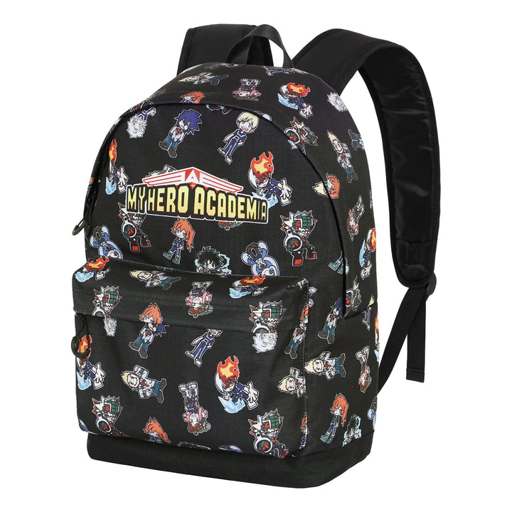 My Hero Academia Chibi-FAN HS Rucksack, Schwarz
