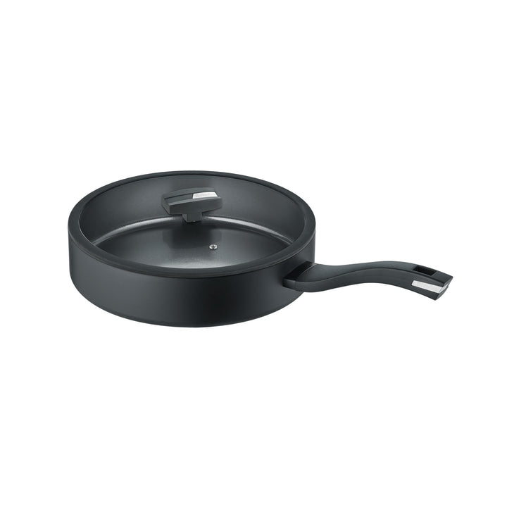 Berndes Pfanne 24 cm, b.green Alu Recycled Induction, Schmorpfanne hergestellt zu 100% aus recycelte
