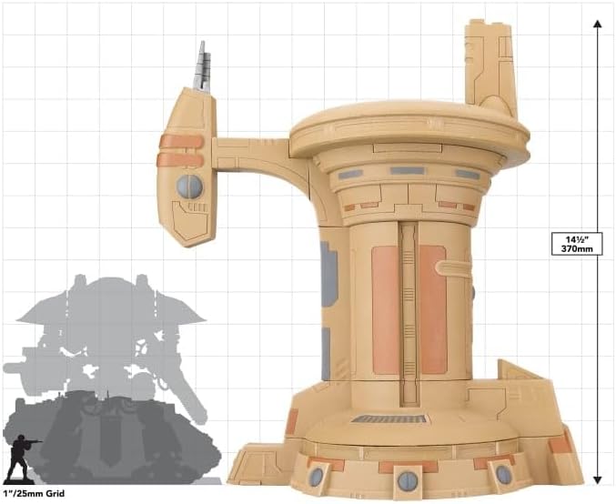 Gale Force Nine - Battlefield in A Box - United Frontier - Outpost Tower