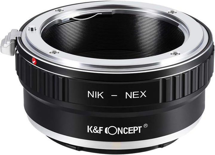 K&F Concept Nikon AI-NEX Objektivadapter,Adapter Ring,Sony NEX Adapter,Objektiv Adapterring für Niko
