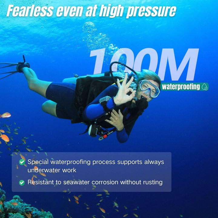 Unterwasserkamera, Aquarium Live Streaming Teich 5MP Kameras mit 32ft Kabel, Kamera