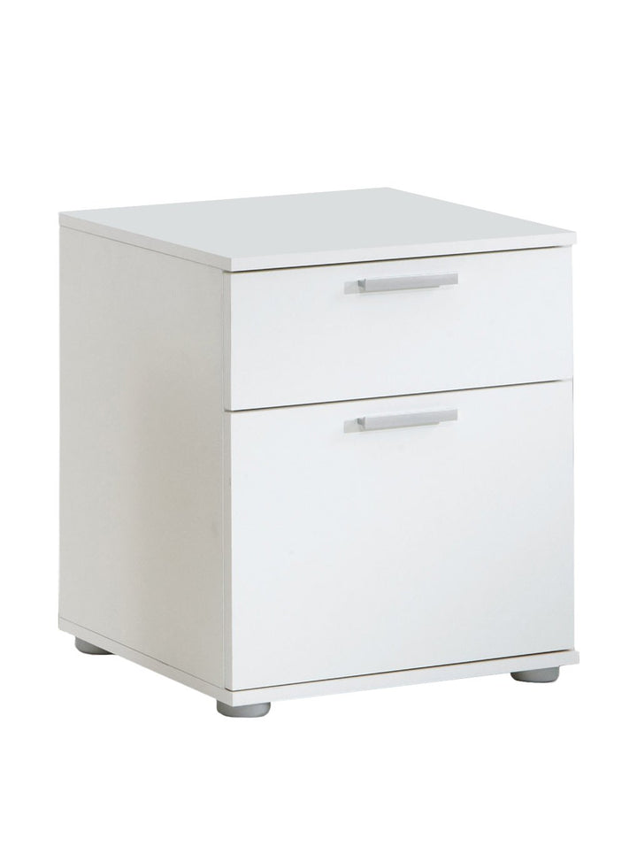 FMD Möbel, 616-003 Nachtkonsole Jack 3, weiss, masse 45.0 x 53.0 x 38.0 cm (BHT), Weiss