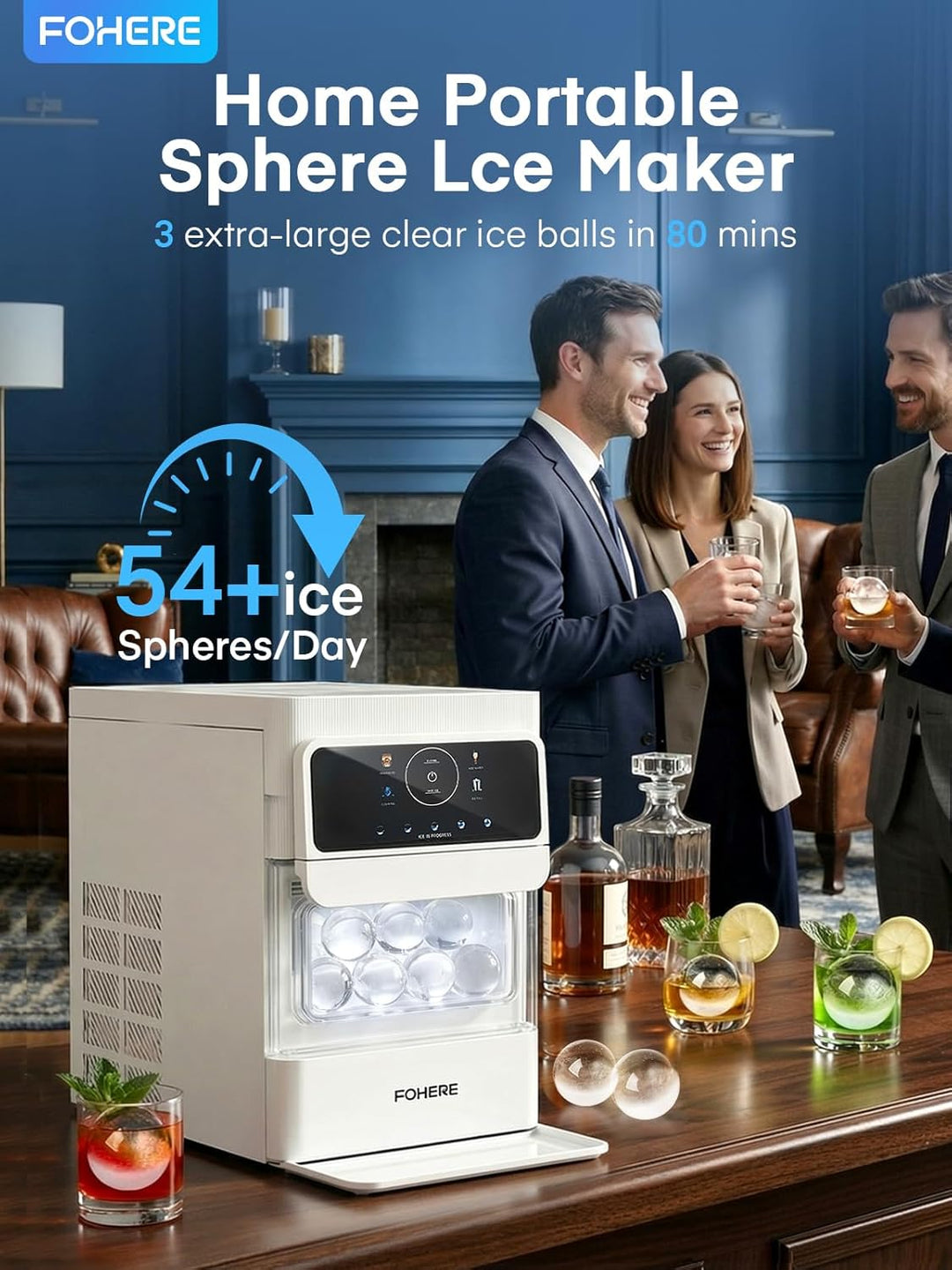Eiswürfelmaschine für Eiskugeln, 2.5" Extragrosser Eishockeypuck, 3 Stk Transparente und Rissfreie E