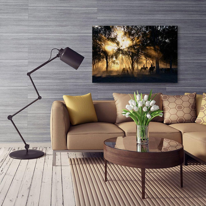 Feeby Frames, Leinwandbild, Bilder, Wand Bild, Wandbilder, Kunstdruck 60x80cm, LANDSCHAFT, NATUR, WA