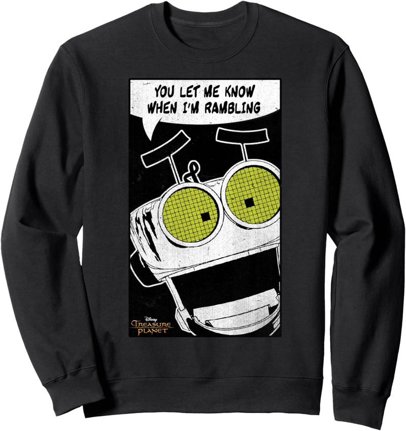 Disney Treasure Island Rambling Robot Portrait Sweatshirt