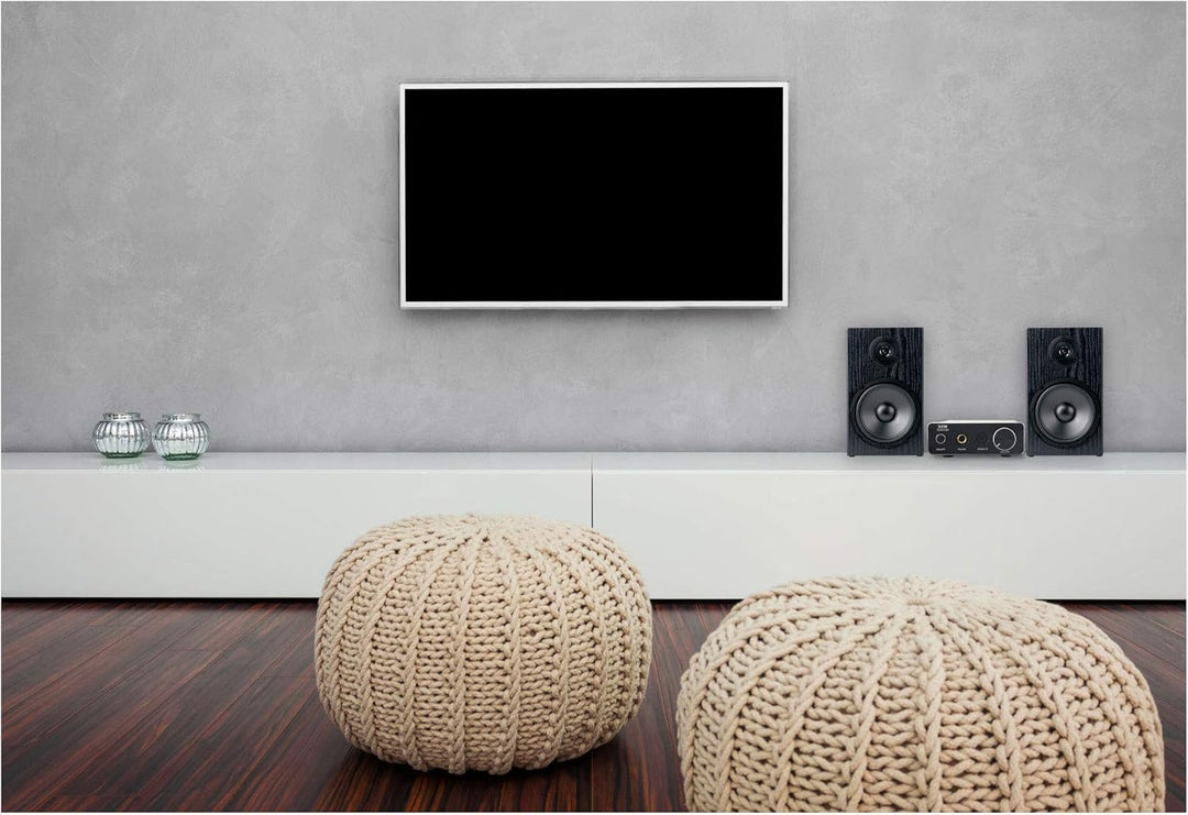 McGrey BMS-80 BK Micro-Stereo Anlage - inkl. Mini-Verstärker und Boxenkabel - Cinch und AUX-Eingang