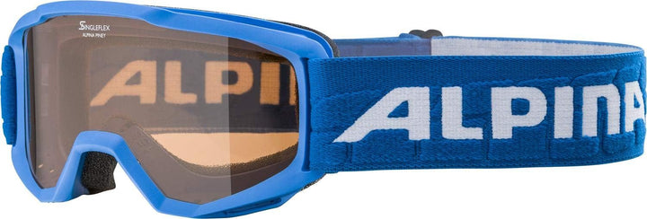 ALPINA PINEY - Beschlagfreie, Extrem Robuste & Bruchsichere Skibrille Mit 100% UV-Schutz Für Kinder