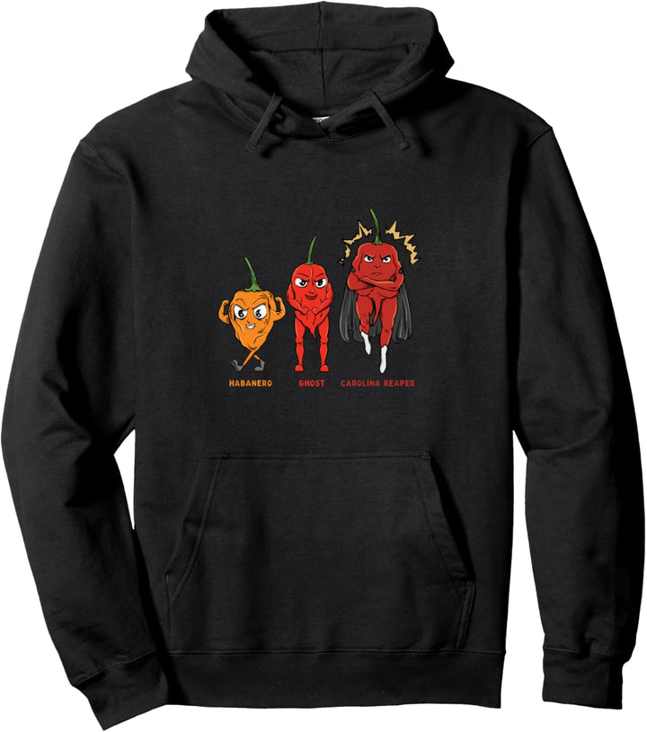 Habanero Chili Ghost Chili Carolina Sensenmann Pullover Hoodie