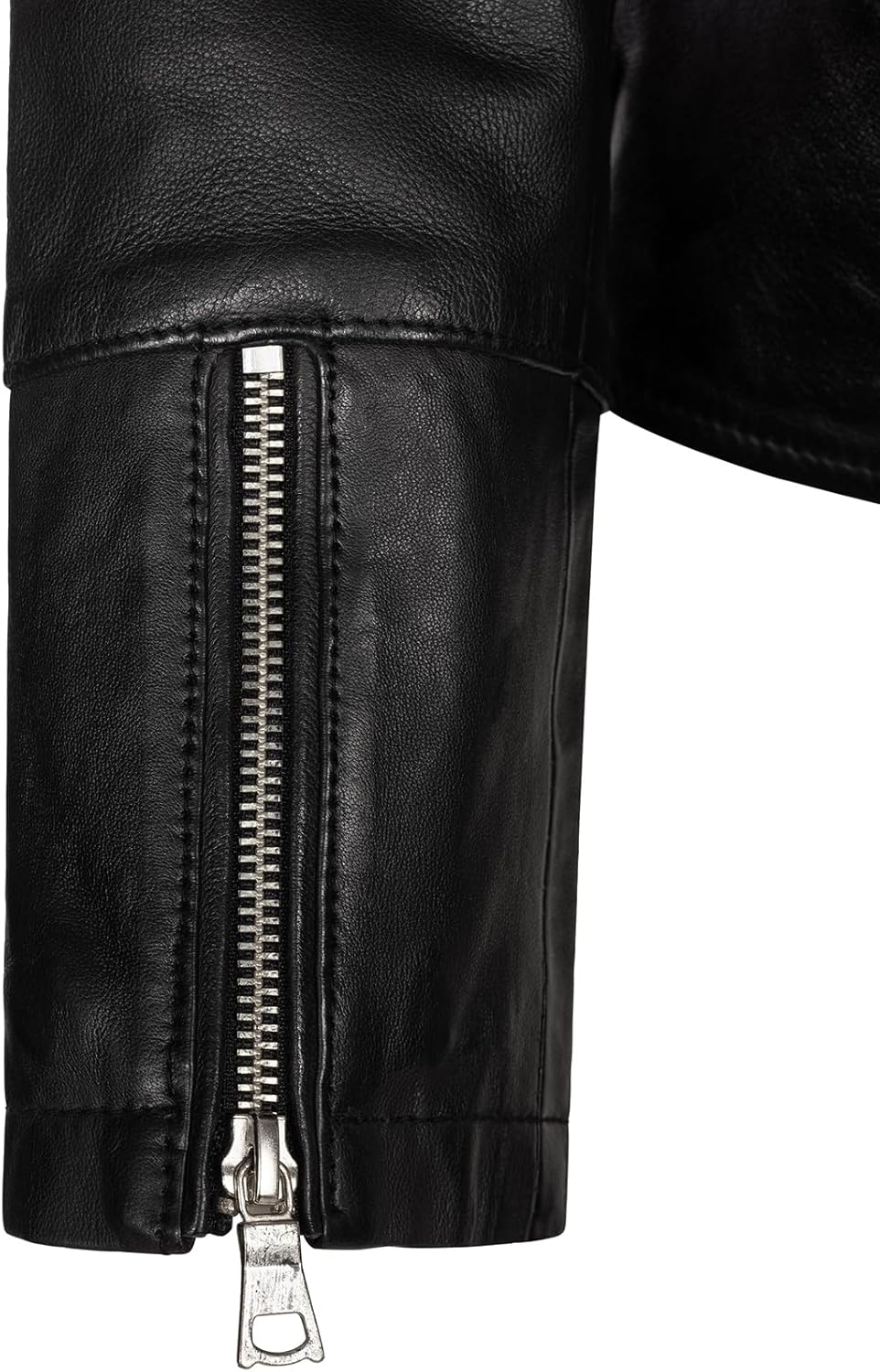 Rock Creek Damen Lederjacke echt Leder Jacke D-490, XS Schwarz