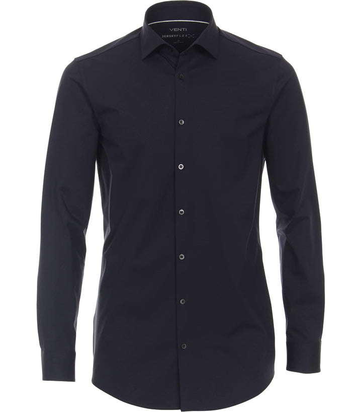Venti - Body Fit - Herren Langarm Hemd (123955800), Grösse:36, Farbe:Blau (102)