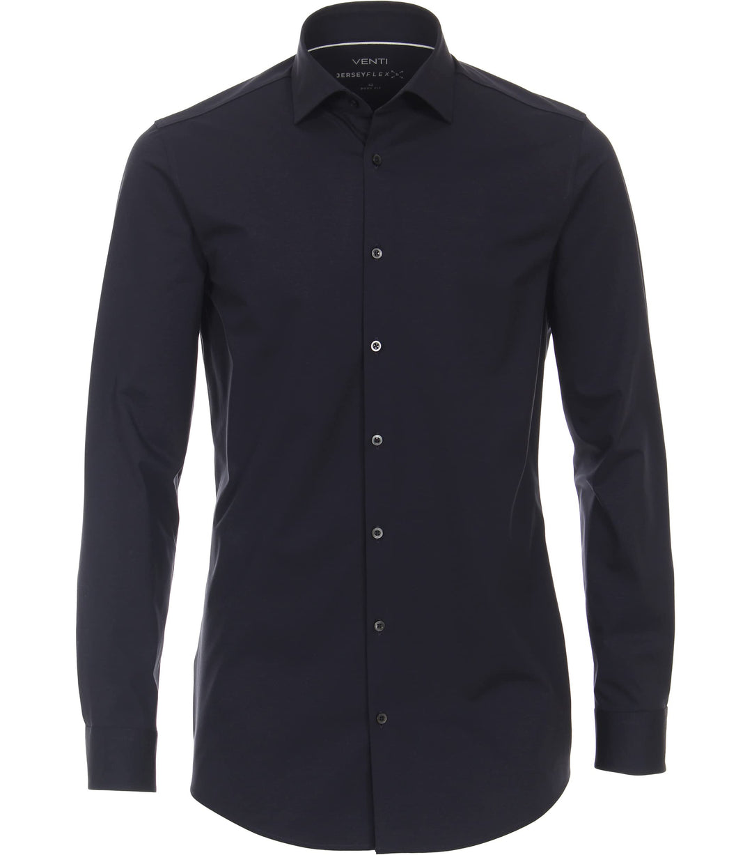 Venti - Body Fit - Herren Langarm Hemd (123955800), Grösse:41, Farbe:Blau (101)