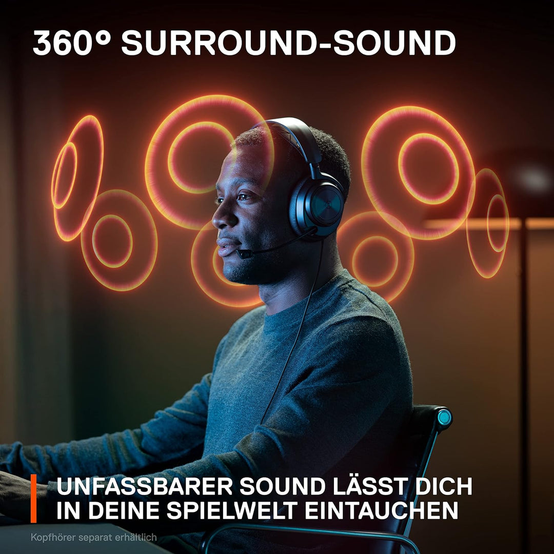 SteelSeries GameDAC Gen 2 (Xbox) Hi-Res-Audio-Verstärker – ESS Sabre Quad-DAC – KI-gestützte Geräusc
