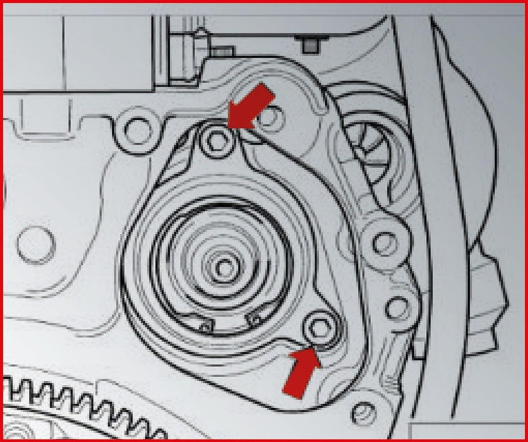 KS Tools 700.1900 VW Wasserpumpen-Demontage-Werkzeugsatz, 3-tlg.