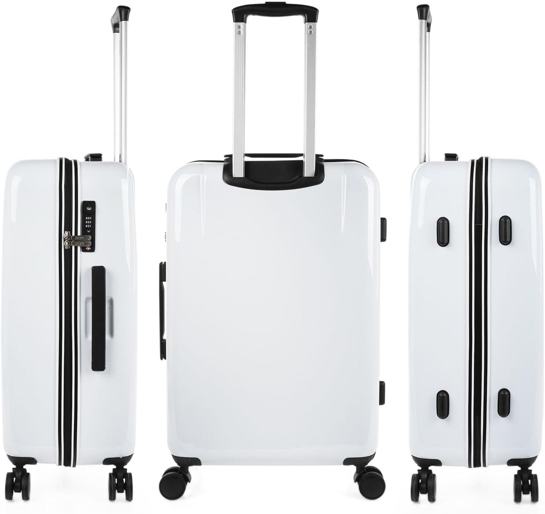 SKPAT - Leicht Koffer Set Polycarbonat Reisekoffer Set für Flugreisen - Dauerhaft Hartschalenkoffer