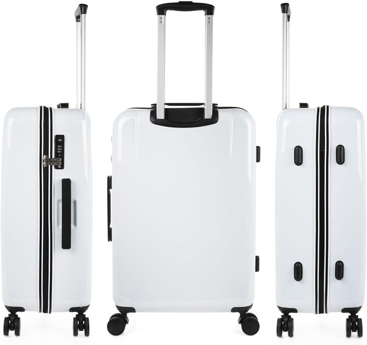 SKPAT - Leicht Koffer Set Polycarbonat Reisekoffer Set für Flugreisen - Dauerhaft Hartschalenkoffer