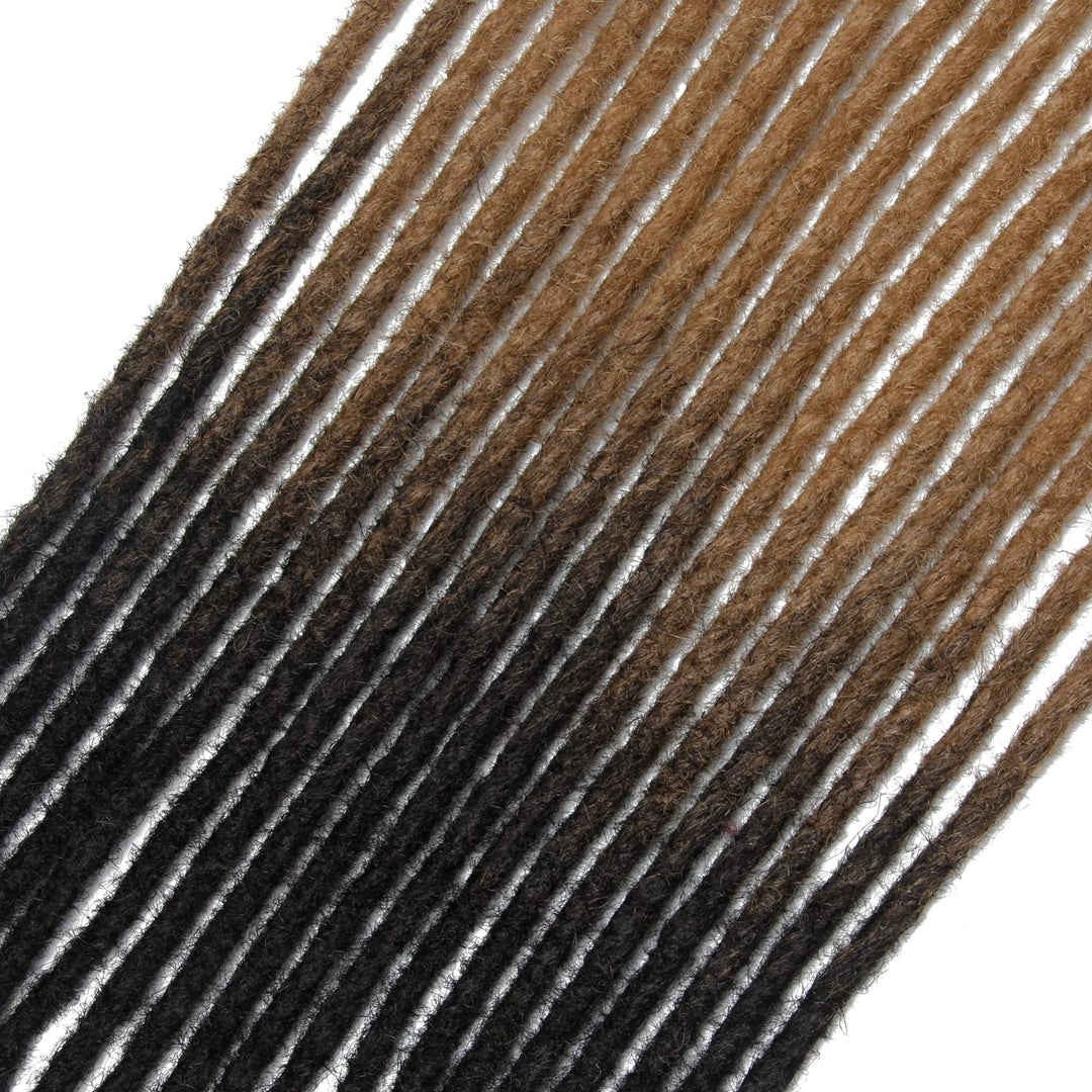 Dünne 0.6cm Synthetische Dreadlock Extensions Handgemacht 24 Zoll 20 Stränge Häkelhaar Lange Häkelzö