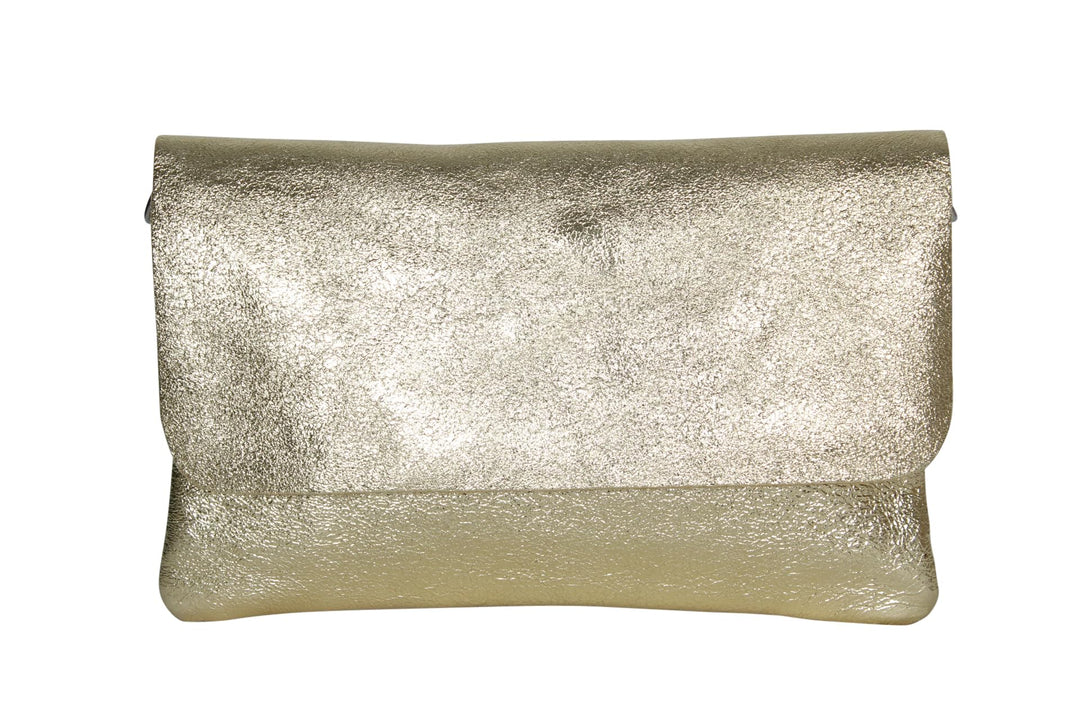 AmbraModa GLX11 - Damen Umhängetasche, Clutch, Handytasche aus echtem Leder mit abnehmbarem und vers