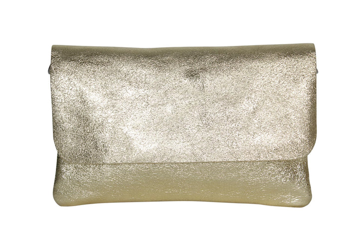 AmbraModa GLX11 - Damen Umhängetasche, Clutch, Handytasche aus echtem Leder mit abnehmbarem und vers