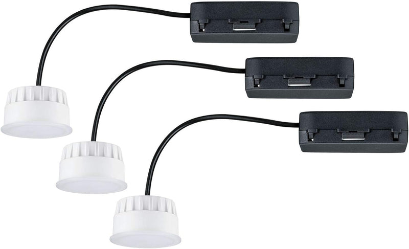 Paulmann 92477 LED Einbauleuchte Choose Modul Coin 3er Set Easy-Dim rund 3x6,5W dimmbar Leuchtmittel