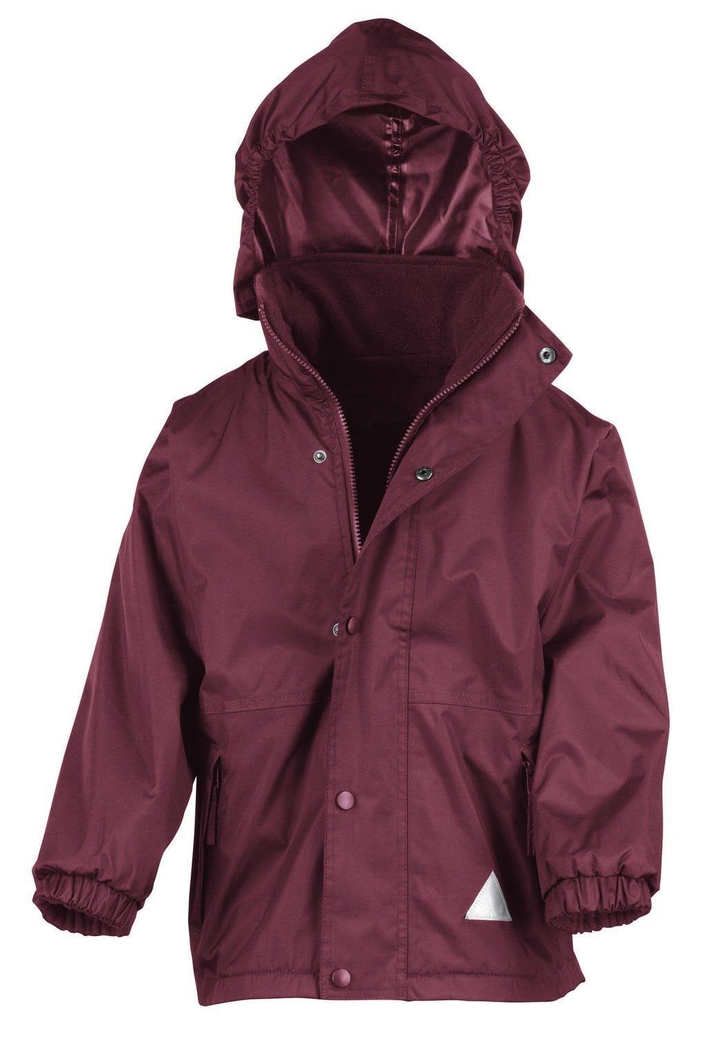 Result R160j Reversible StormDri 4000 Fleecejacke, Unisex, R160J X-Small/Size 3/4 Burg/Burg, X-Small