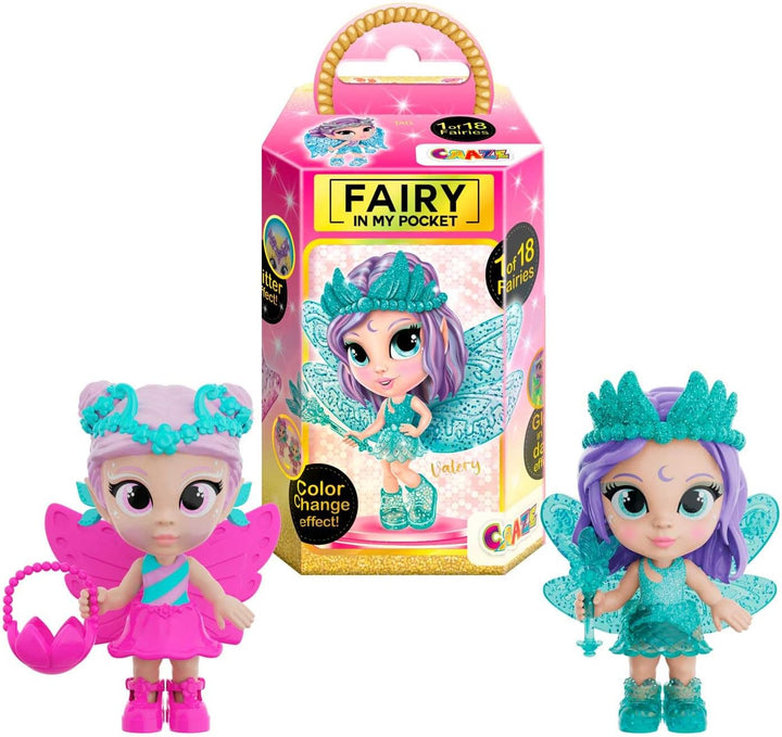 CRAZE Fairy In My Pocket Komplettes Thekendisplay | 16er Set Feen Puppen mit Flügel, 16x Feen Figure