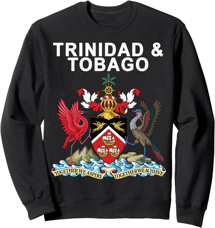 Trinidad und Tobago National Pride Wappen Sweatshirt
