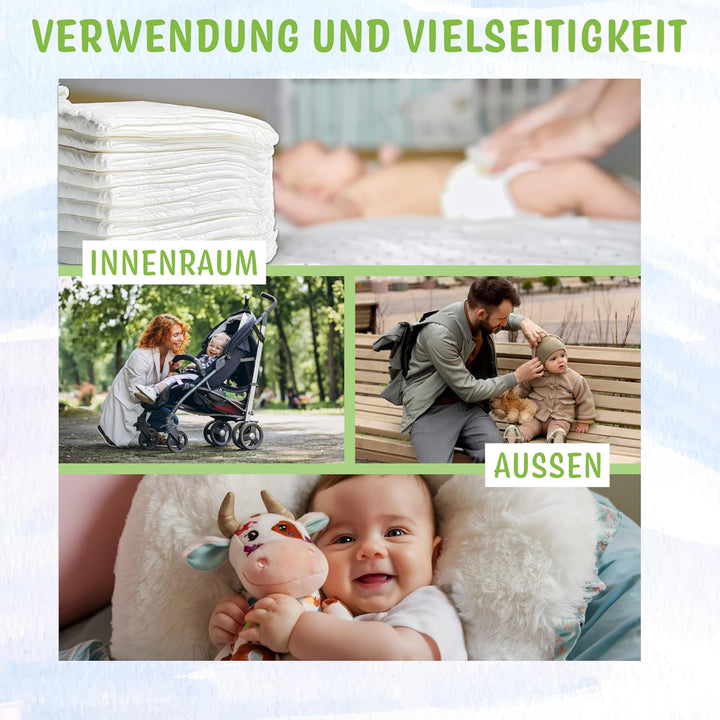 Einweg-Einlagen für Babys, 60 x 60 cm, 25 Stück, 1 Packung, 25
