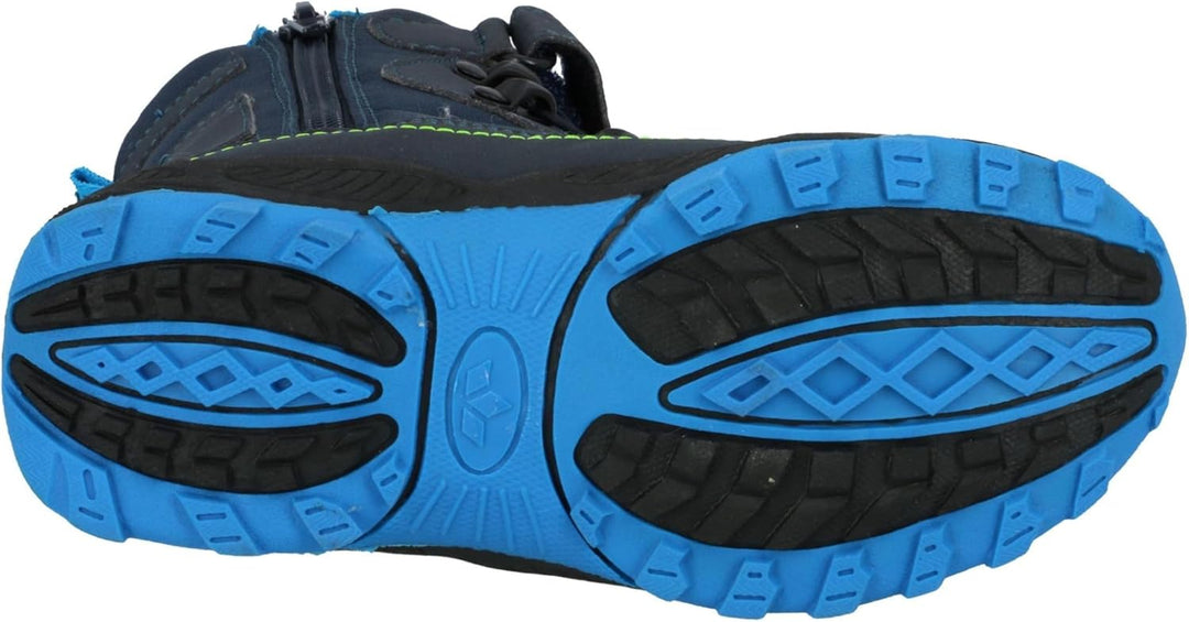 Lico Unisex Kinder Sundsvall Vs Schneestiefel 25 EU Marine Blau Lemon, 25 EU Marine Blau Lemon