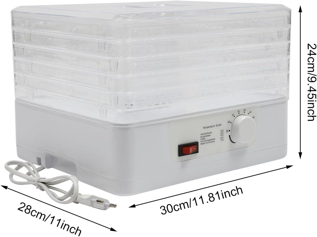 350W Dörrautomat, Dörrgerät Dörrer Dörrapparat Obsttrockner Dehydrator Stufenlos für Verschiedene Ob