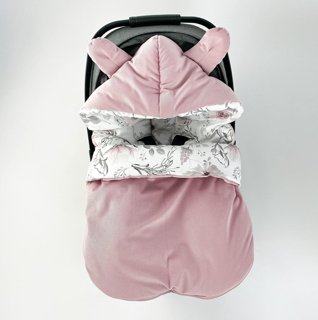 Baby Fusssack für Babyschale leicht dünn ganzjährig Übergang Frühling, Babyfusssack Übergang Frühlin