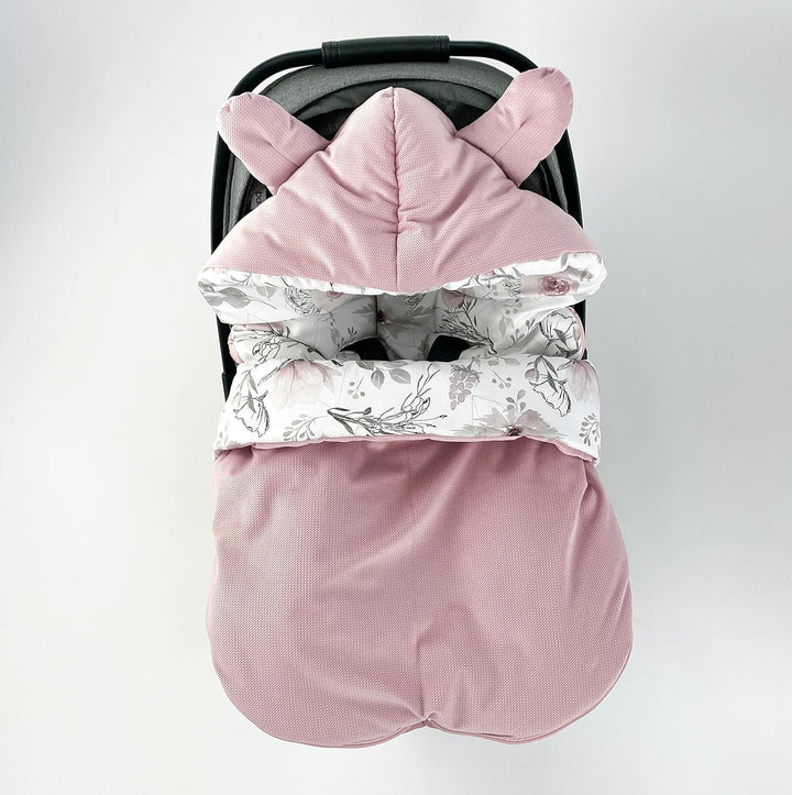 Baby Fusssack für Babyschale leicht dünn ganzjährig Übergang Frühling, Babyfusssack Übergang Frühlin